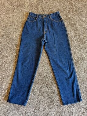 UNIONBAY Men's Straight Dark Blue Denim Jeans